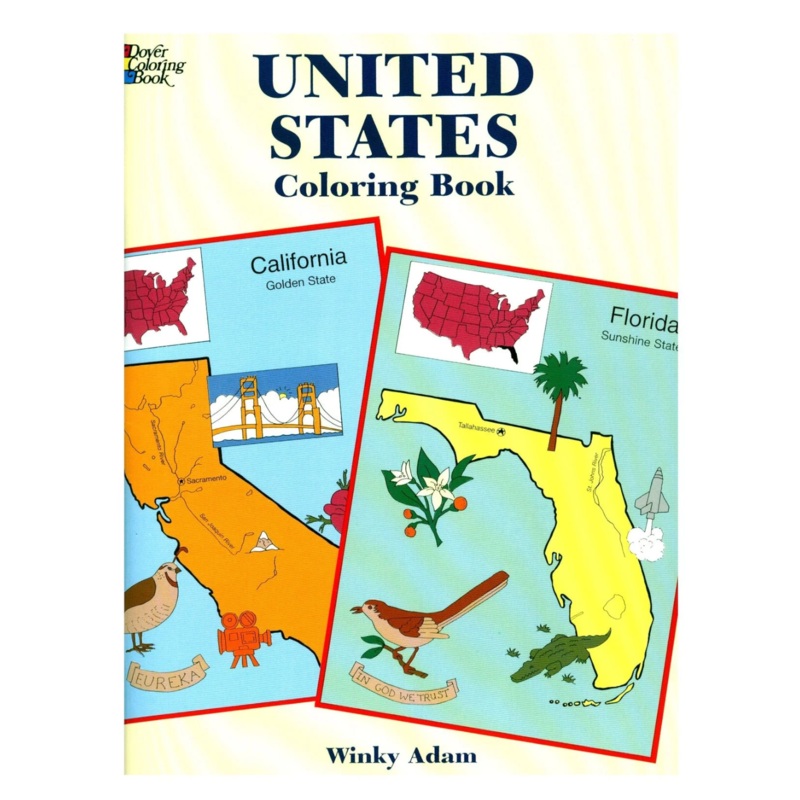 Dover Storybooks – 40168 | United States Coloring Book