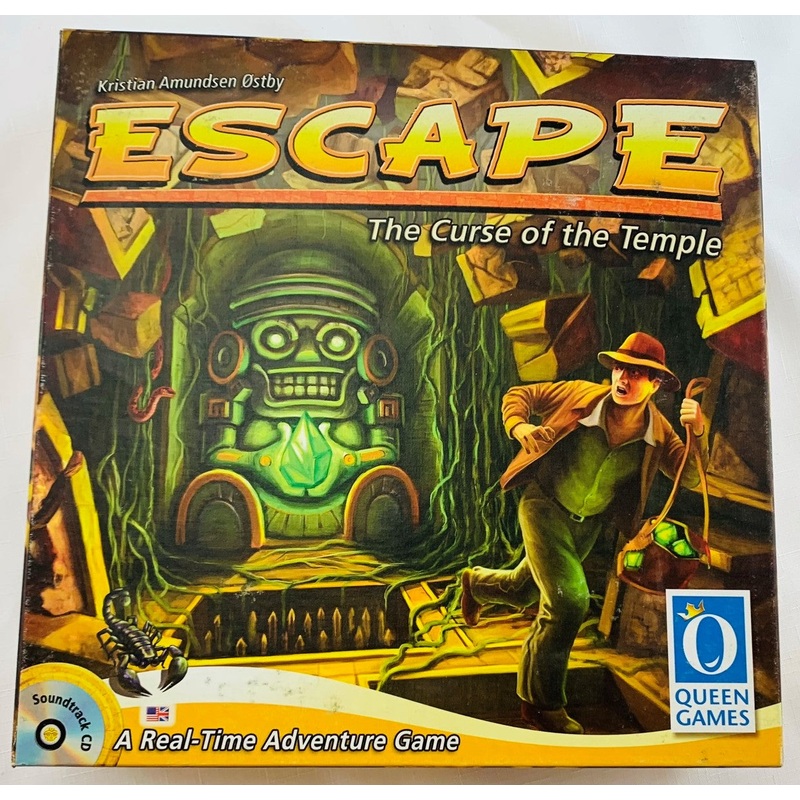 Escape: The Curse of the Temple Game – 2012 – Queen Games – Great Condition