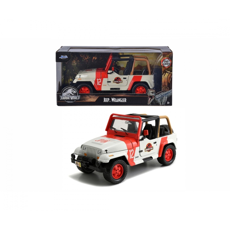 Jada Jurassic Park Jeep Wrangler 1:24 Die Cast