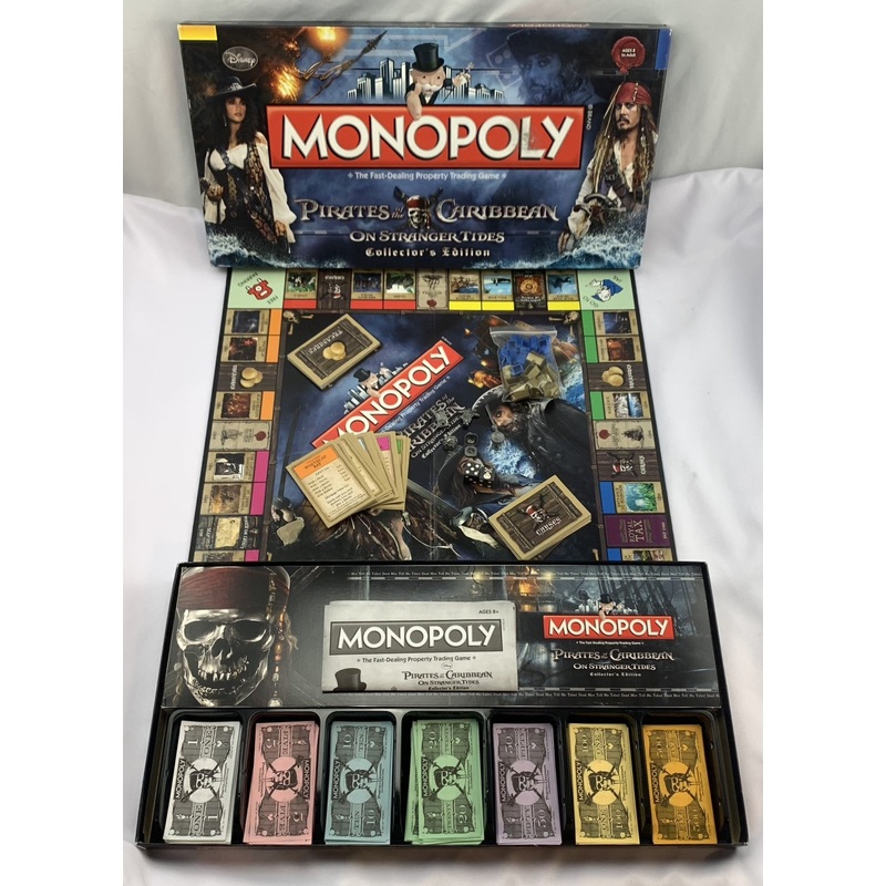 Pirates of the Caribbean: On Stanger Tides Monopoly Game – 2011 – USAopoly – Great Condition
