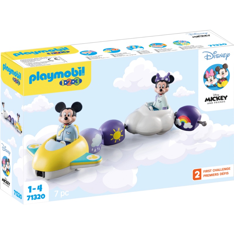 Playmobil – 71320 | 1.2.3 Disney:  Mickey’s & Minnie’s Cloud Ride