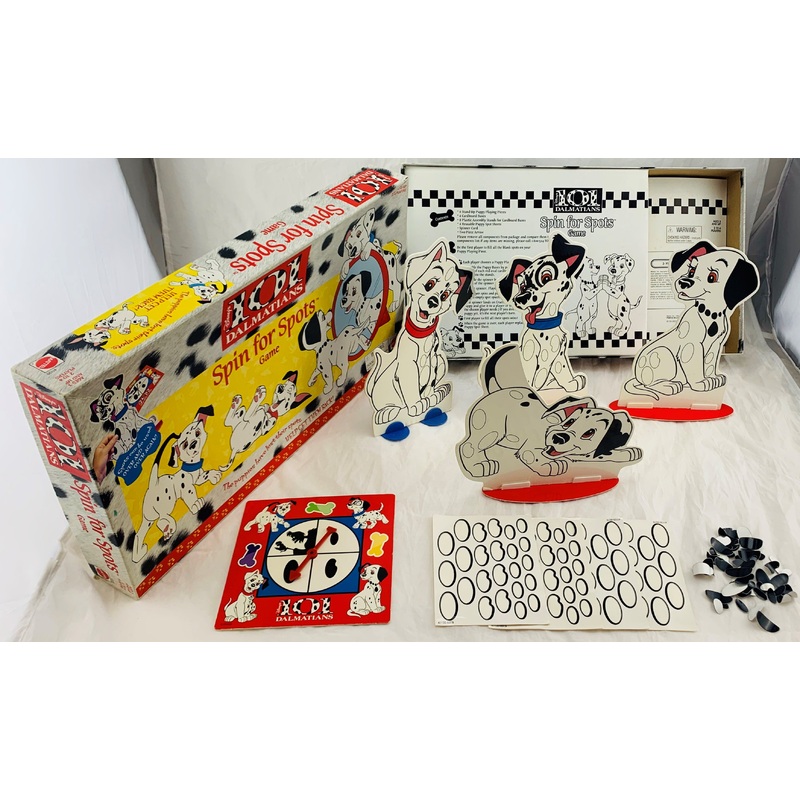 101 Dalmatians Spin for Spots Game – 1996 – Mattel – Great Condition