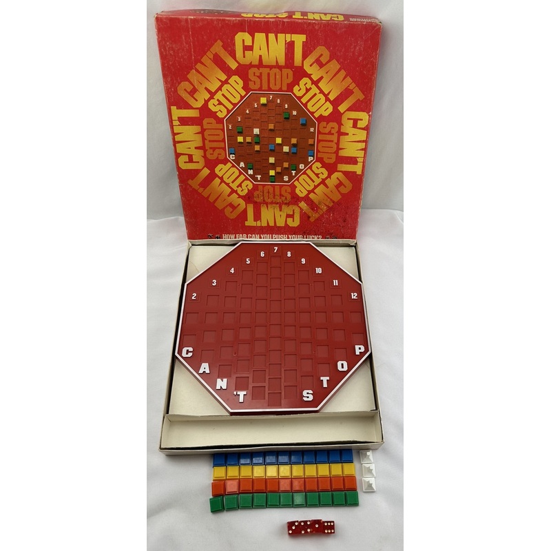 Can’t Stop Game – 1980 – Parker Brothers – Good Condition