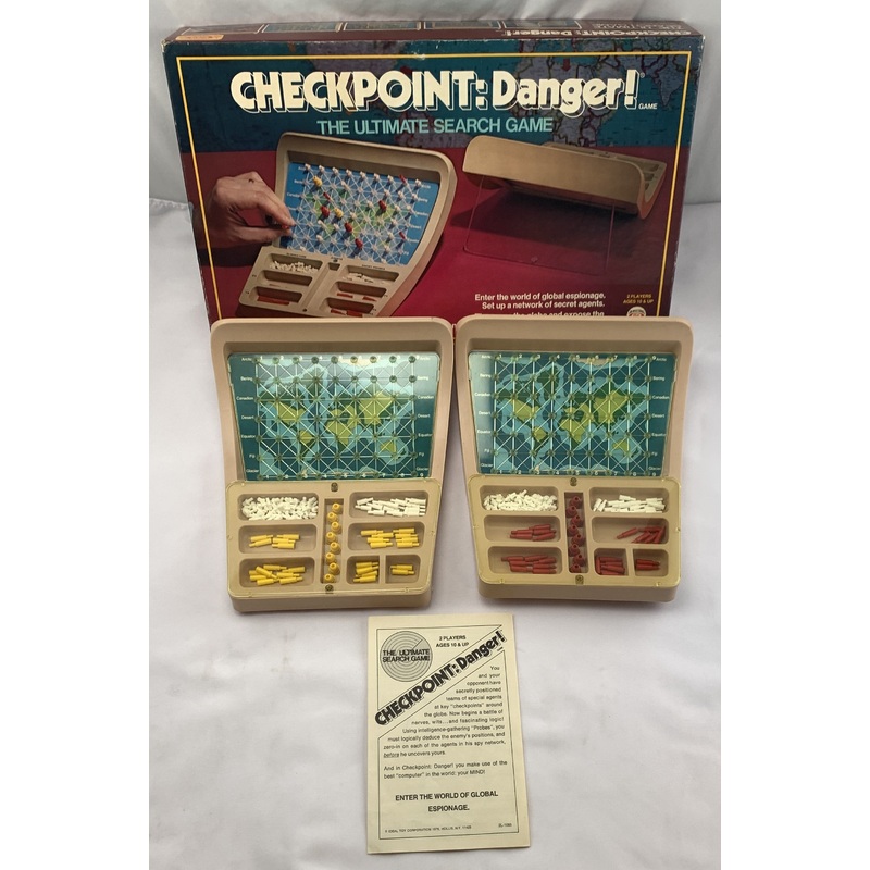 Checkpoint: Danger! Game – 1978 – Ideal – Good Condition