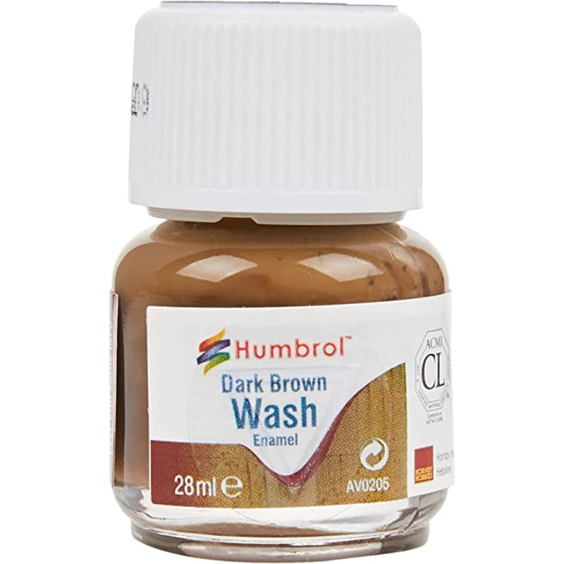 Enamel Wash Brown 28ml
