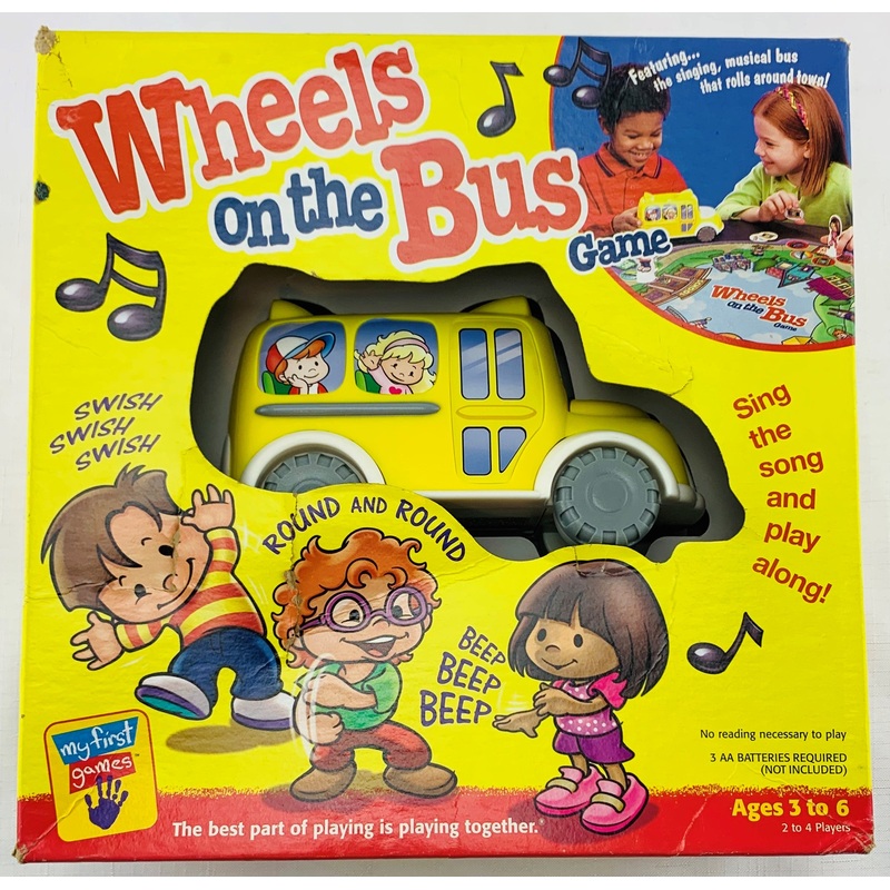 Wheels on the Bus Game – 2000 – Milton Bradley – Great Condition