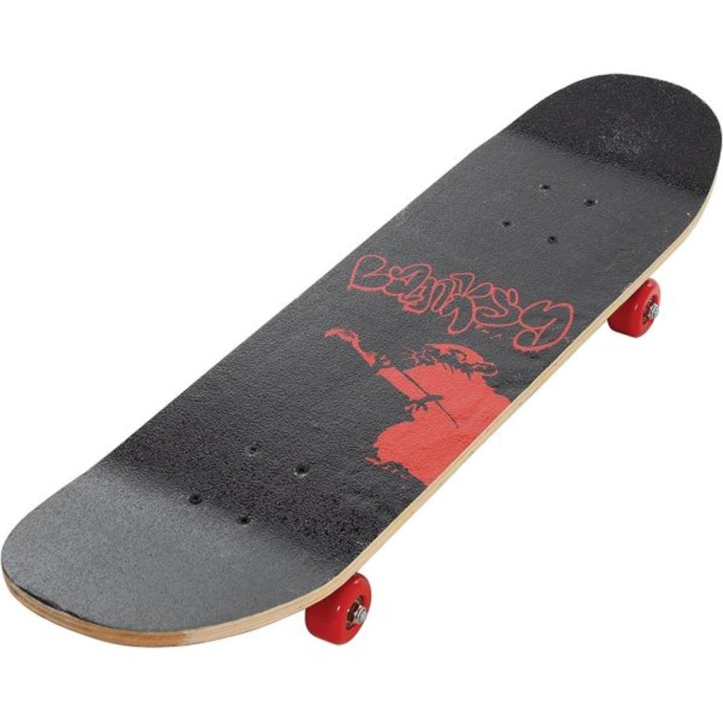 Banksy Flower Bomber Skateboard