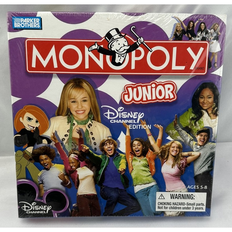 Disney Channel Monopoly Junior – 2007 – Parker Brothers – New/Sealed