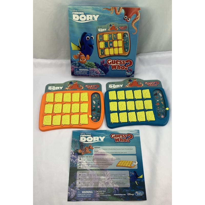 Finding Dory Guess Who Game – 2015 – Hasbro – Great Condition