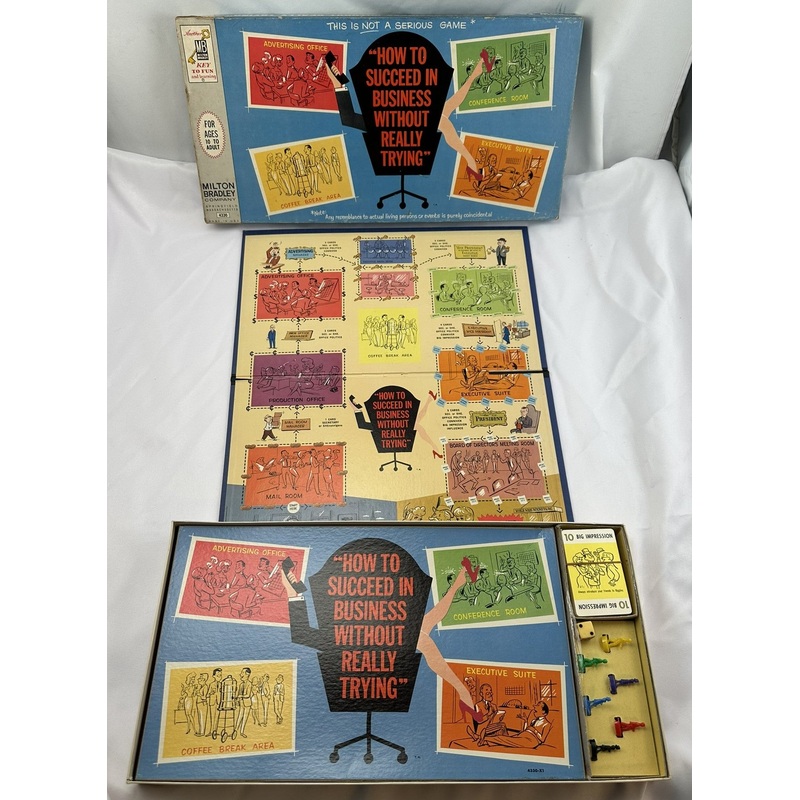 How to Succeed in Business Without Really Trying – 1963 – Milton Bradley – Great Condition