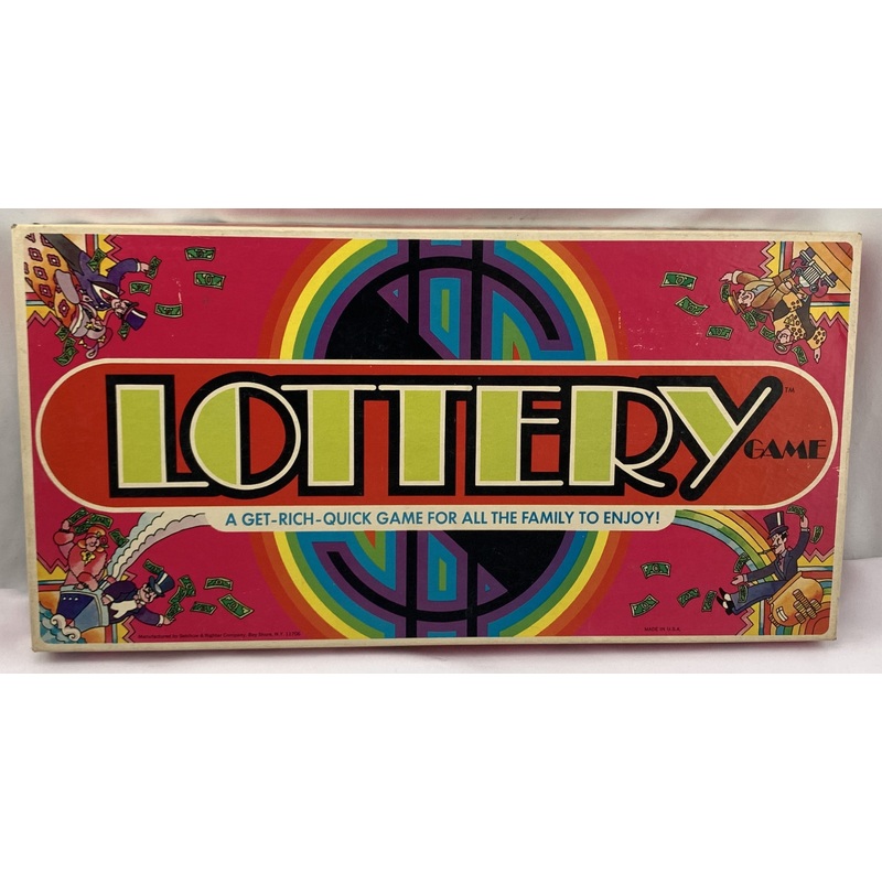 Lottery Board Game – 1972 – Selchow & Righter – Great Condition