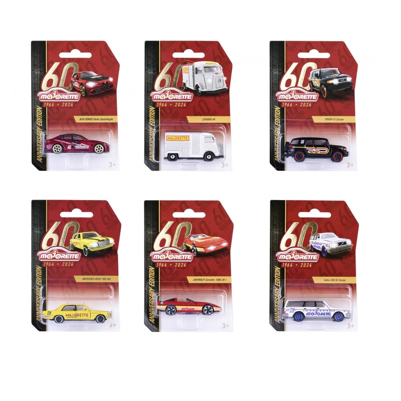 Majorette Premium Vehicle 60th Anniversary Assorted
