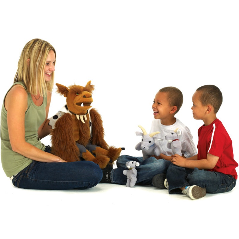 Three Billy Goats Gruff Giant Story Teller Puppets