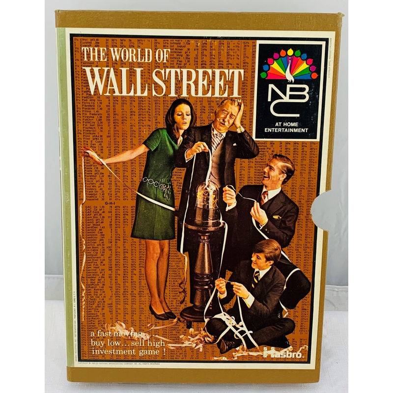 World of Wall Street Game – 1969 – Hasbro – Great Condition