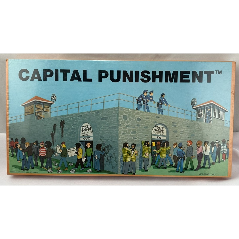 Capital Punishment Board Game – 1981 – Hammerhead Games – New/Sealed