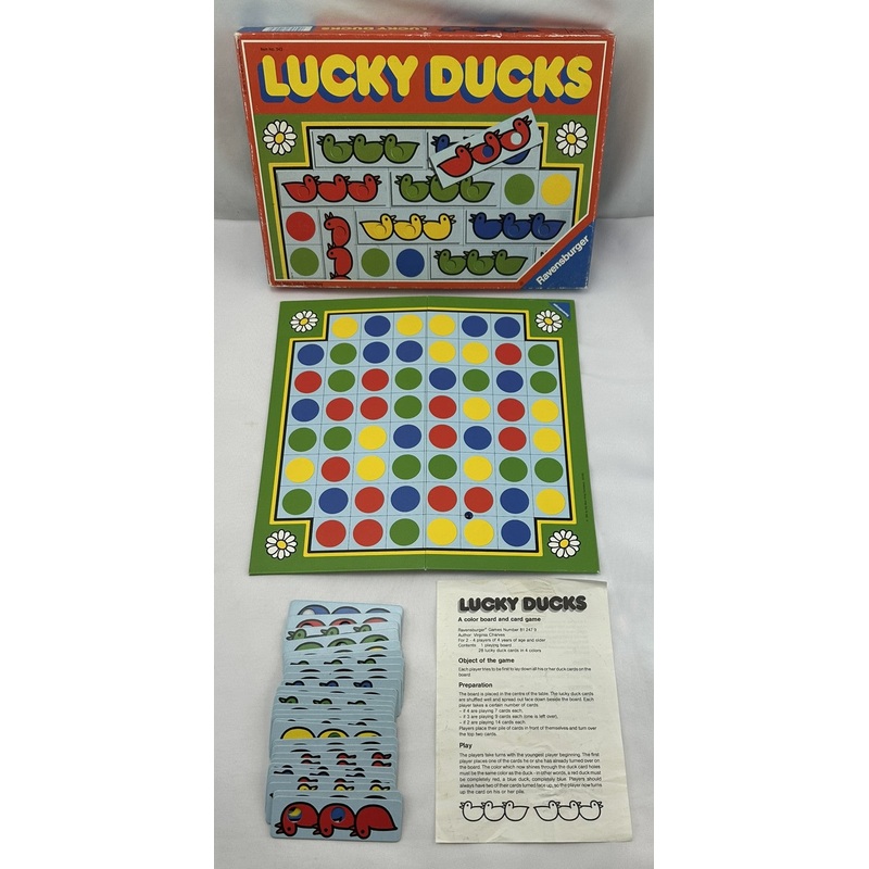 Lucky Ducks Game – 1986 – Ravensburger – Great Condition