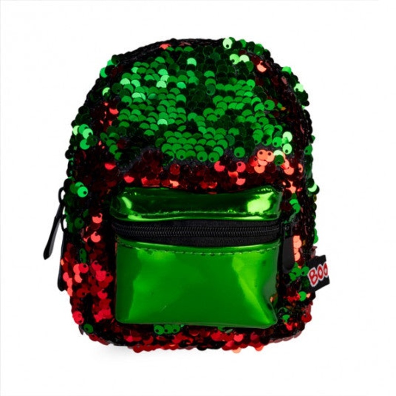 MDI – Booboo Mini Backpack Sequin Green & Red