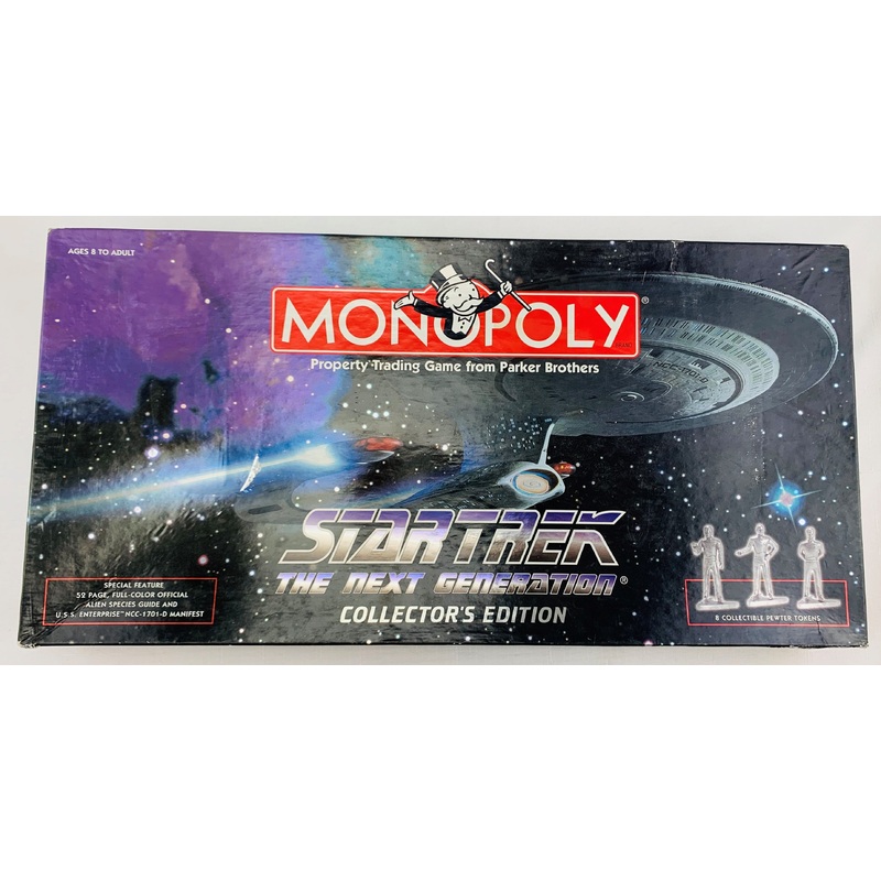 Monopoly: Star Trek The Next Generation Game – 1998 – USAopoly – Great Condition