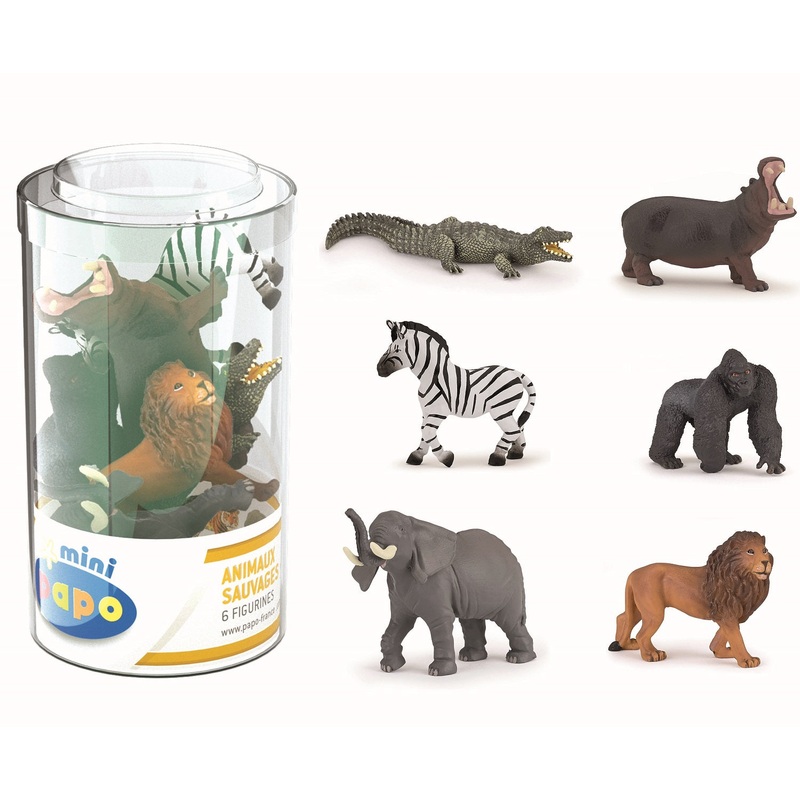 Wild Animal Kingdom Mini Tub Set 1 – 6 Pieces