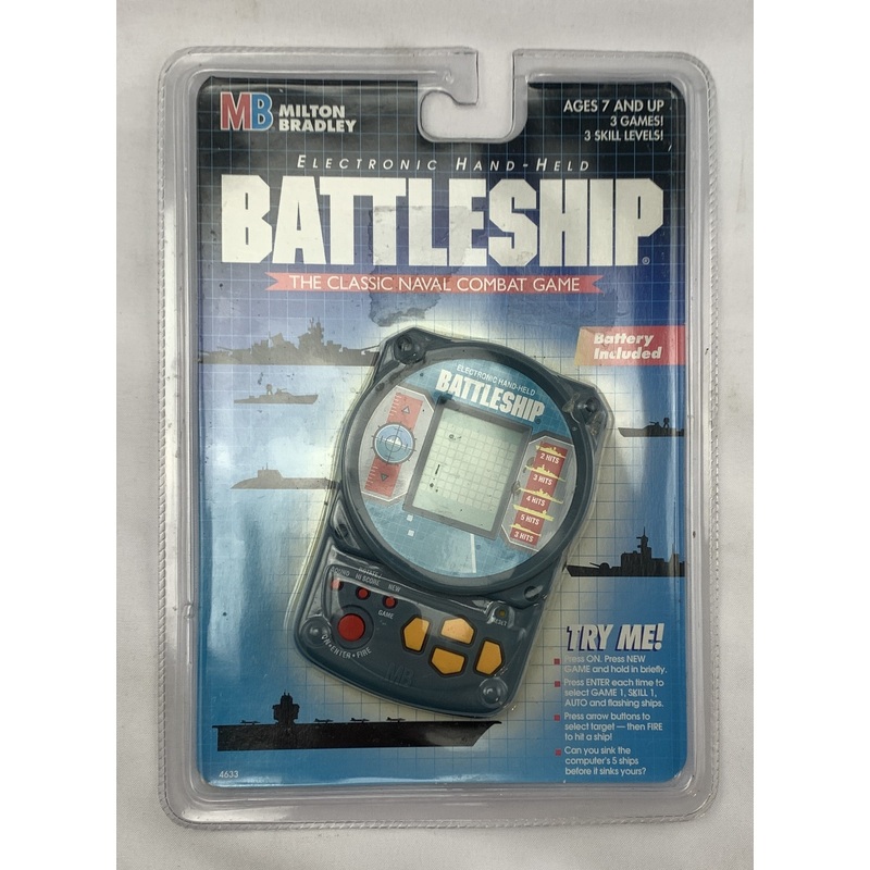 Handheld Electronic Battleship Game – 1995 – Milton Bradley – NEW