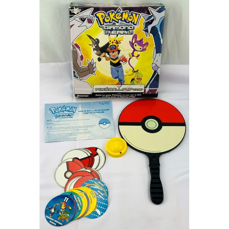 Pokmon Pok Ball Flip Game – 2007 – Pressman – Great Condition