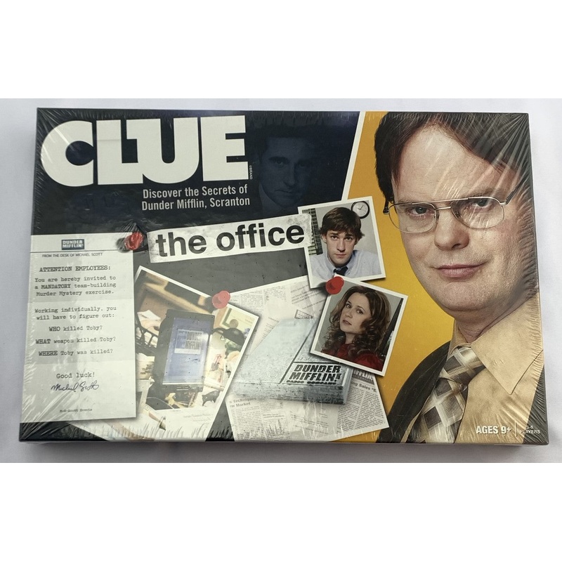 The Office Clue Game – 2009 – Parker Brothers – New