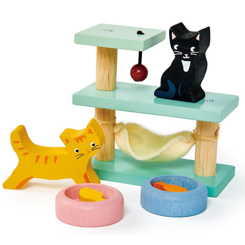 Wooden Pet Cats Set