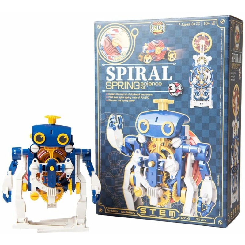 CIC – 21-730 | 3 in 1 Spiral Spring Science Kit
