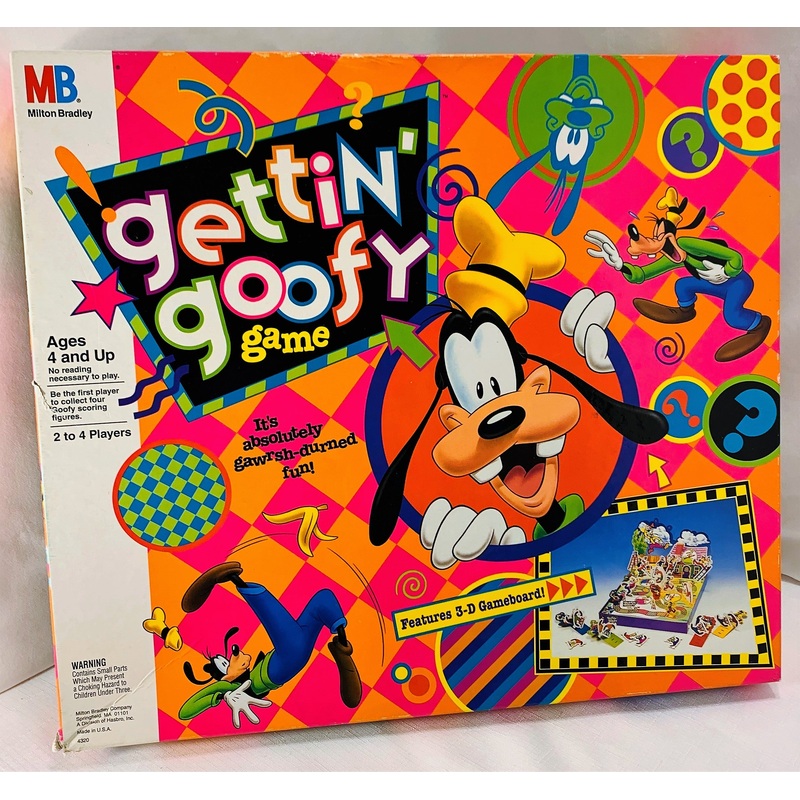 Gettin’ Goofy 3D Game – 1992 – Milton Bradley – Great Condition