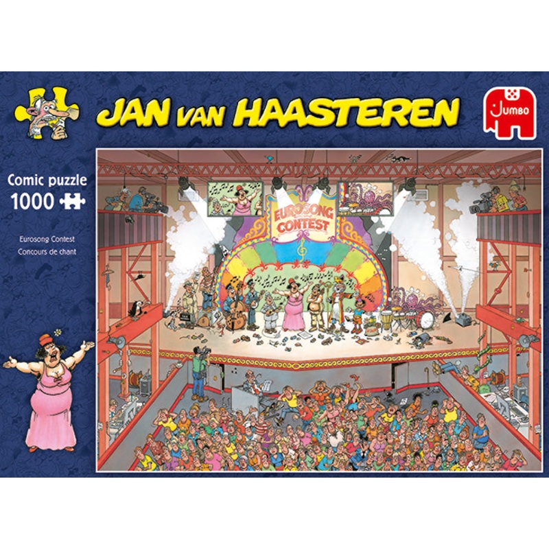 Jan Van Haasteren Eurosong Contest 1000 Piece