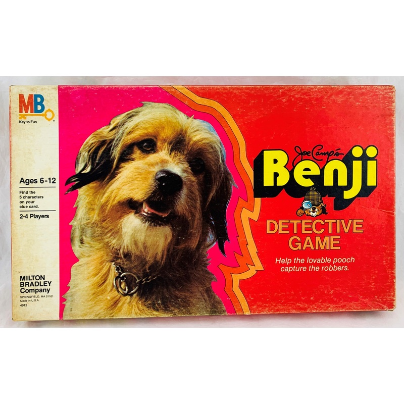 Benji Detective Game – 1979 – Milton Bradley – Great Condition