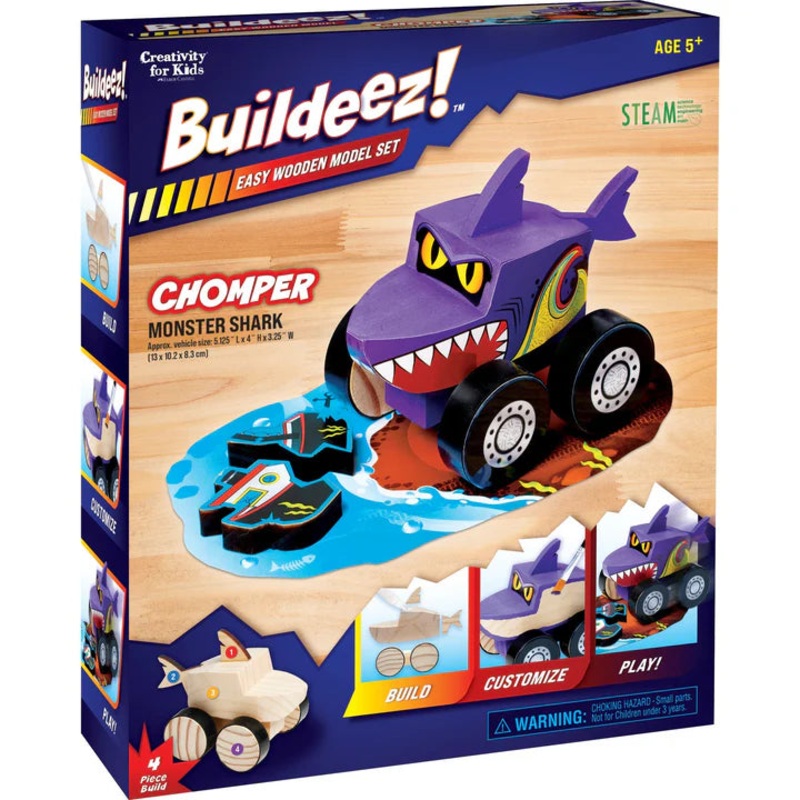 Creativity for Kids – 6458000 | Buildeez Monster Shark Chomper