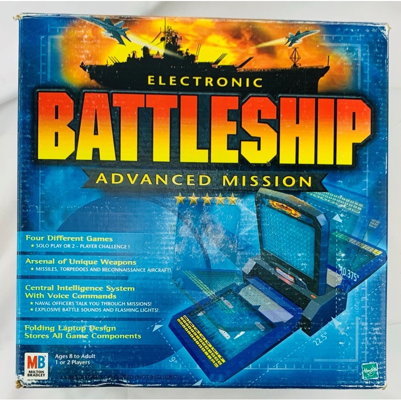 Electronic Battleship Advanced Mission – 2000 – Milton Bradley – Good Condition
