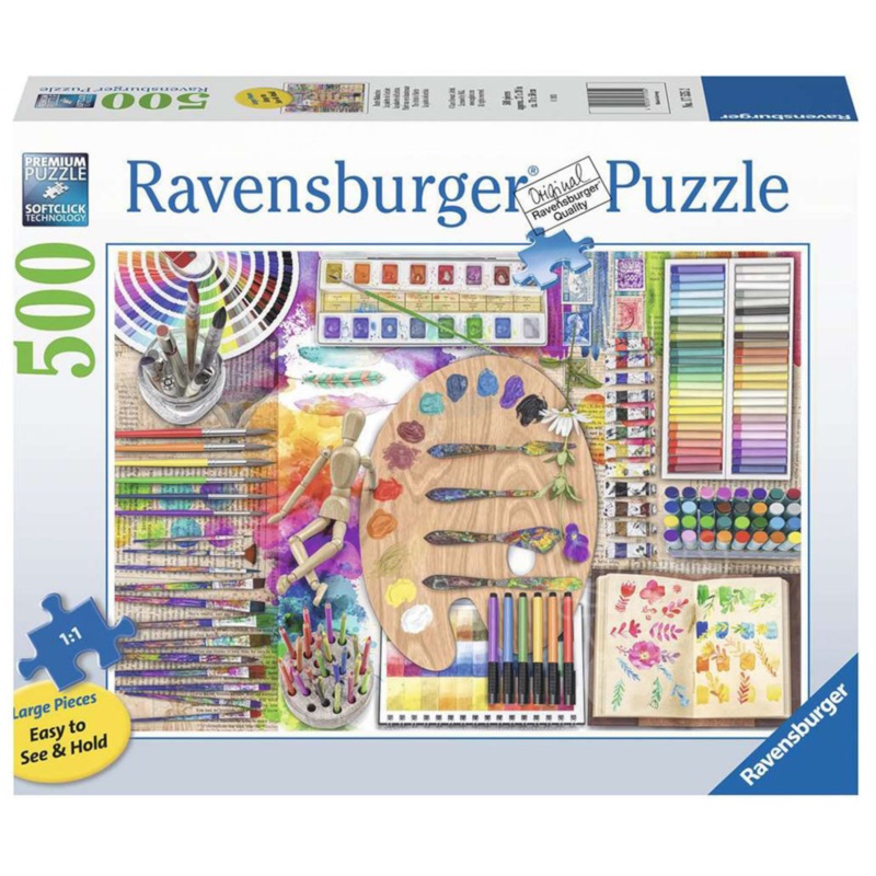Ravensburger – 17535 | The Artist’s Palette – 500 Piece Puzzle