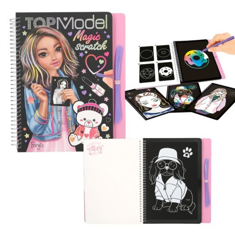 TOPModel Magic-Scratch Book