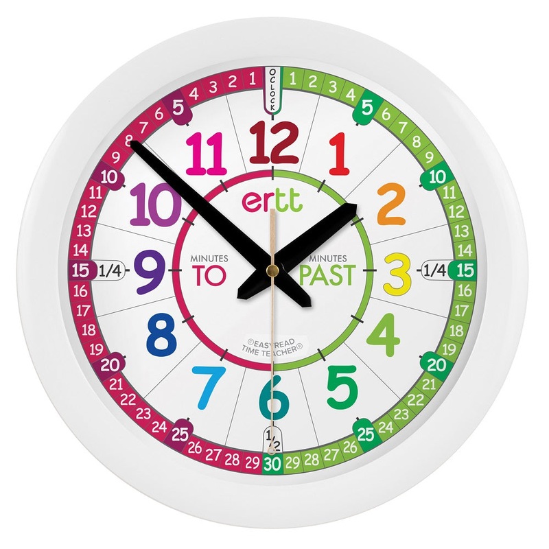 29cm Wall Clock – EasyRead Time Teacher Clock