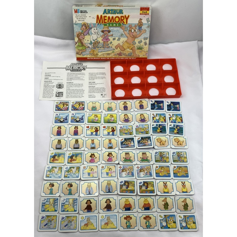 Arthur Memory Game – 1997 – Milton Bradley – Great Condition