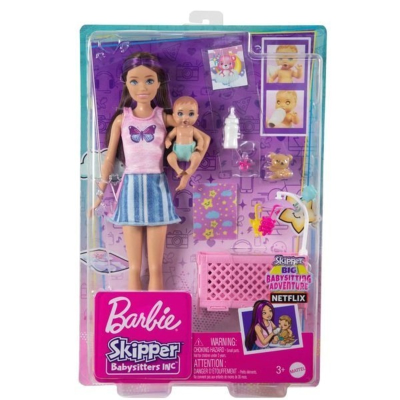 Barbie Skipper Sleepy Baby Cau