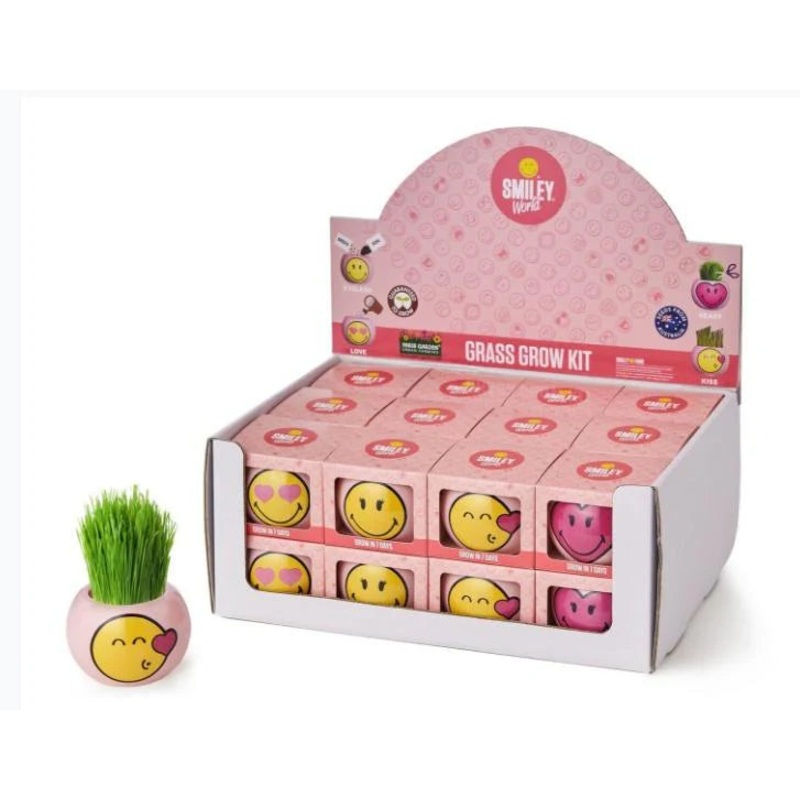 Boutique Garden – 7537 | Paris Garden: Pink Smileys Ryegrass (Assorted)