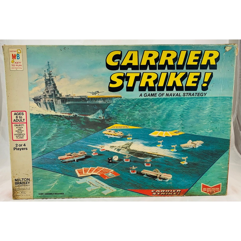 Carrier Strike Game – 1977 – Milton Bradley – New