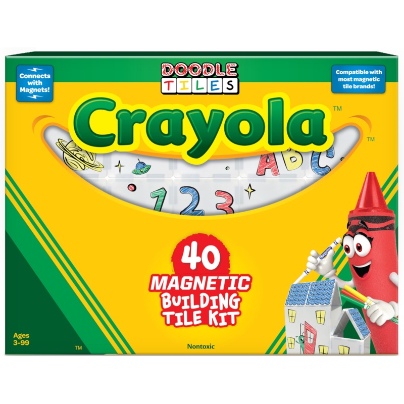 Crayola – 1004276 | Crayola Magnetic Doodle Tiles Set