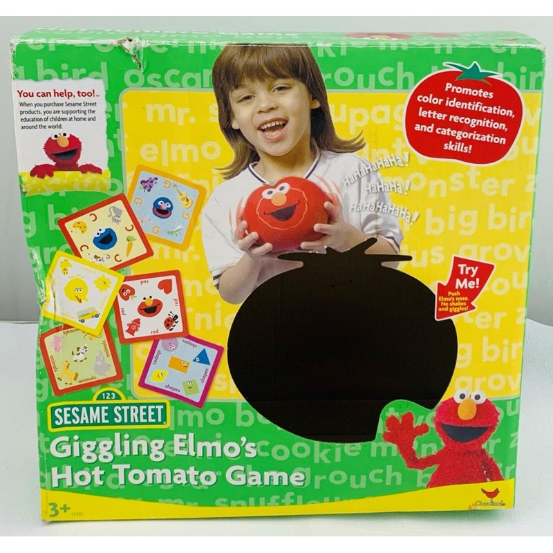 Giggling Elmo’s Hot Tomato Game – 2007 – Cardinal – Great Condition