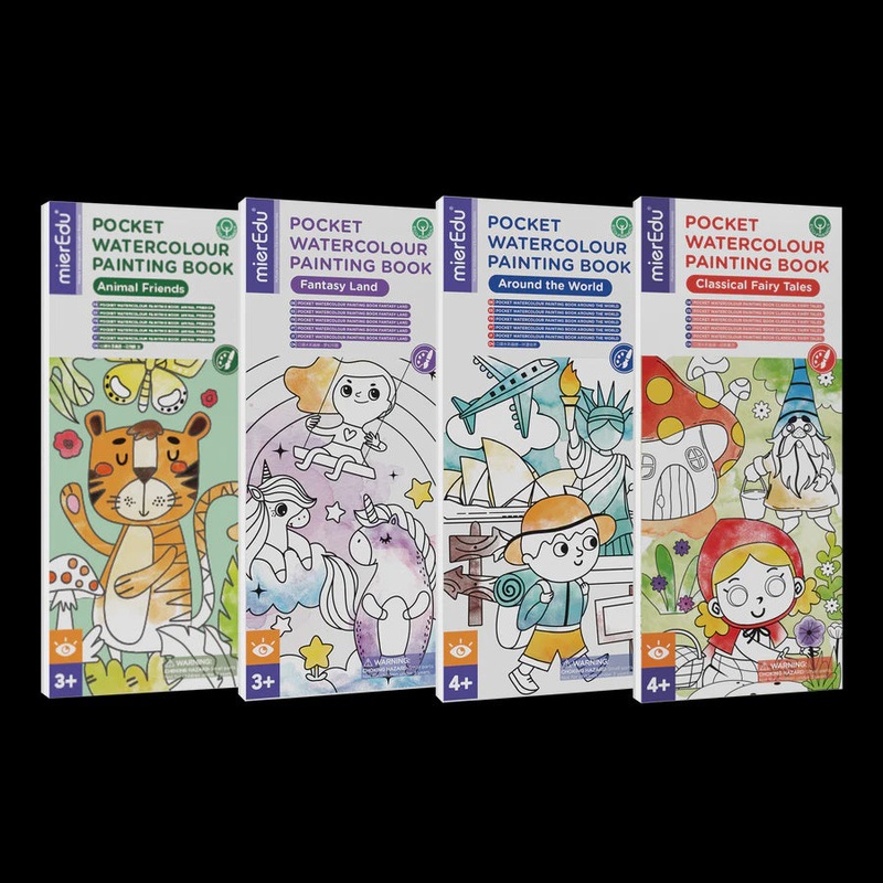 MierEdu – Pocket Watercolour Painting Book Assorted Styles