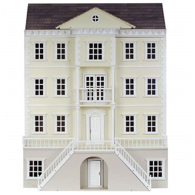 The Mayfair Dolls House with Arch Front Basement – Painted