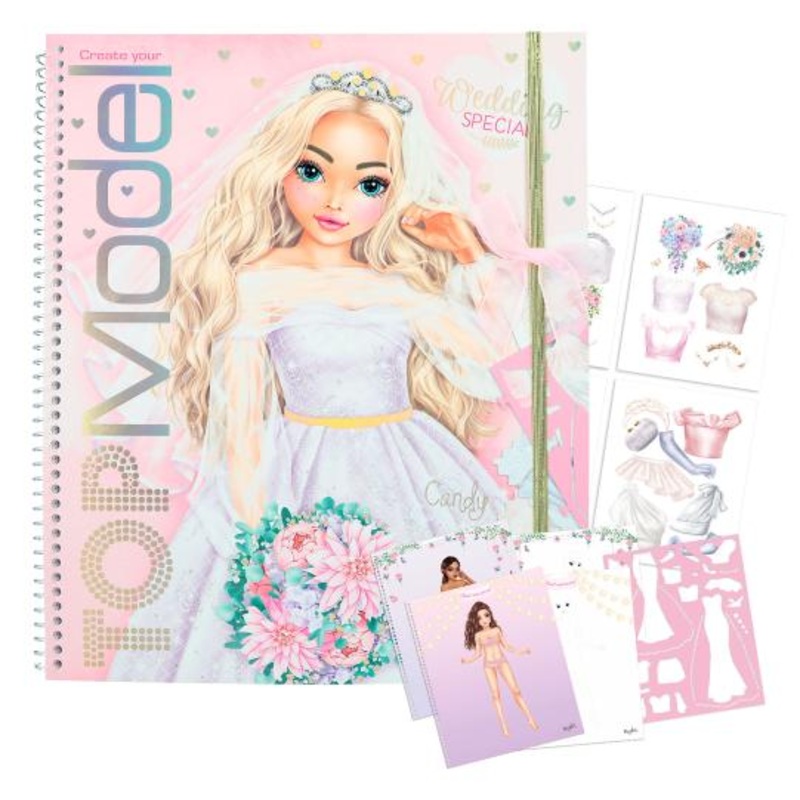 TOPModel Create your Wedding Special Colouring Boo