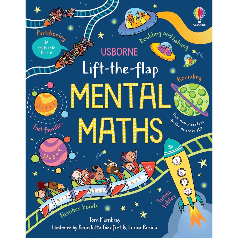Usborne Lift-The-Flap Mental Maths Book