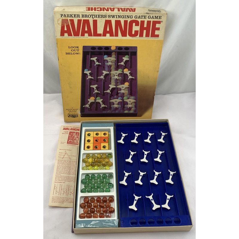 Avalanche Game – 1966 – Parker Brothers – Great Condition