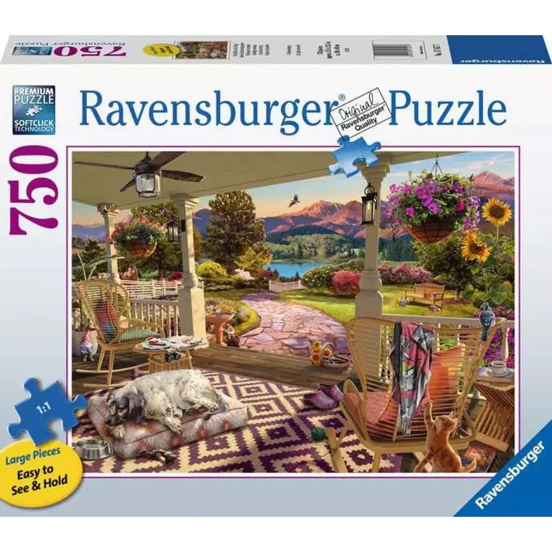 Cozy Front Porch Views 750 Piece Jigsaw Puzzle