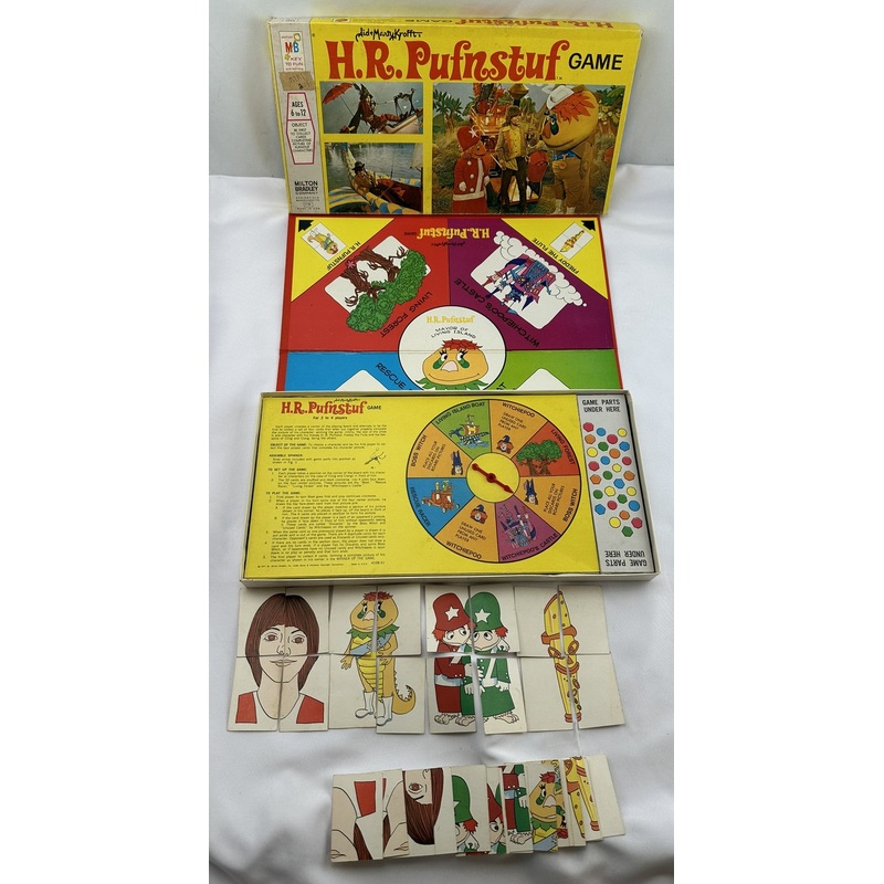 H. R. Pufnstuf Game – 1971 – Milton Bradley – Very Good Condition
