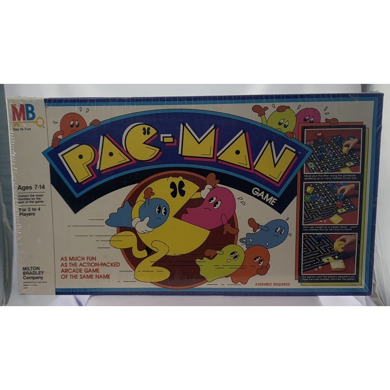 Pac man Board Game – 1982 – Milton Bradley – New Sealed